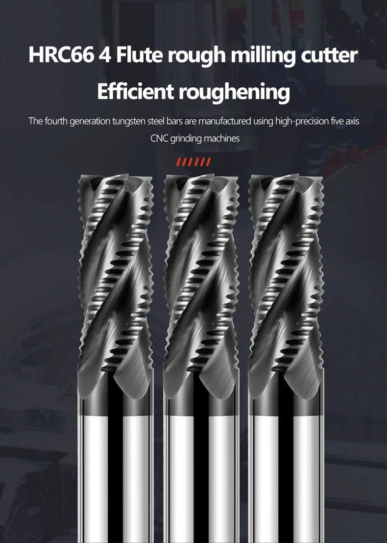 HRC66 Roughing End Mill